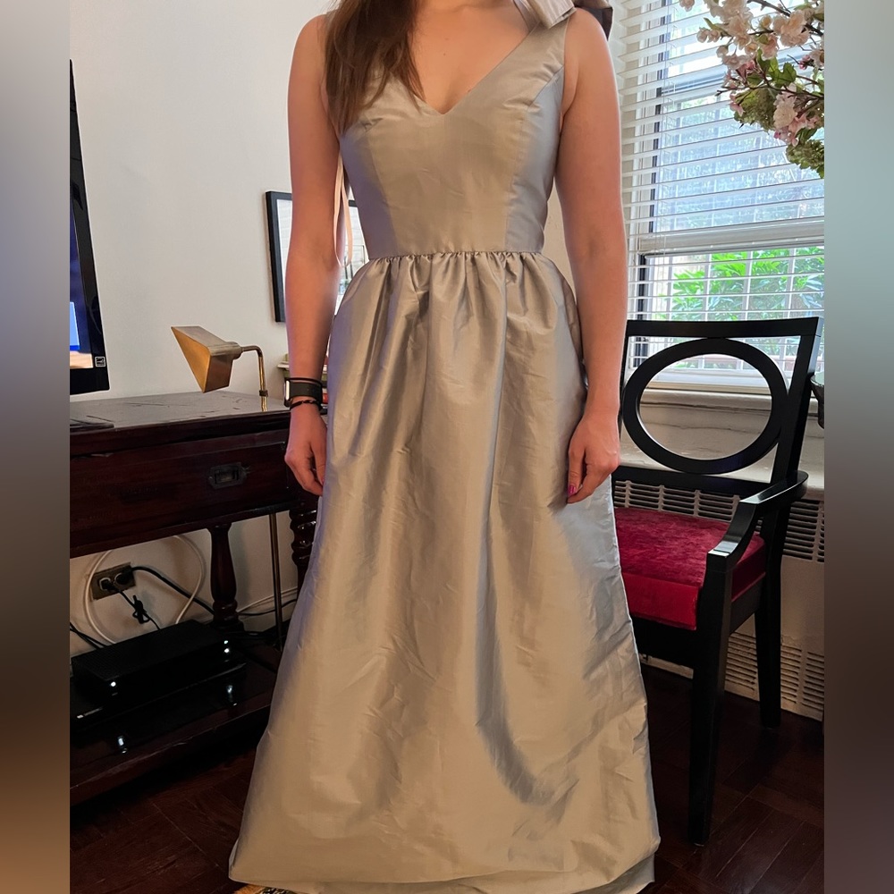 Grey Bridesmaid Dress Size 4
